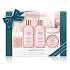 Baylis & Harding Pena do kúpeľa s jojobovým, vanilkovým a mandľovým olejom 300 ml + sprchový krém 300 ml + mlieko na ruky a telo 50 ml + vonná sviečka 60 g, kozmetická sada pre ženy