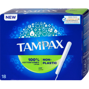 Tampax Super dámske tampóny s aplikátorom 18 kusov