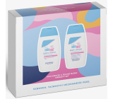 SebaMed Baby Extra Gentle Wash 200 ml + telové mlieko 200 ml, kozmetická sada pre deti