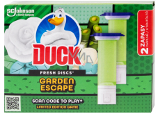 Duck Fresh Discs Garden Escape náhradná náplň do WC čističa 2 x 36 ml