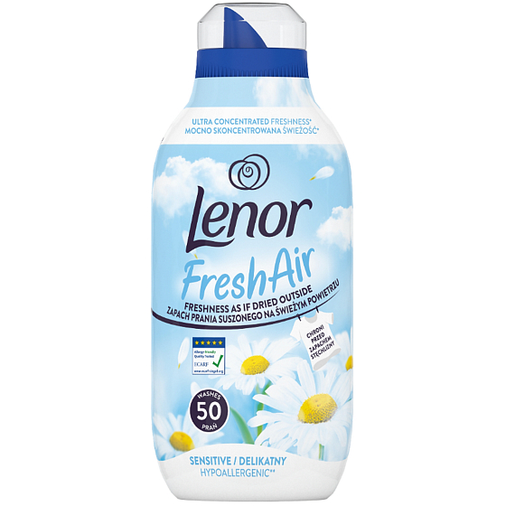 Lenor Fresh Air Sensitive koncentrovaná aviváž, 50 dávek, 700 ml