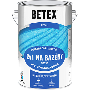 Betex s2852 2v1 základná i vrchná farba na bazény 0440 tmavomodrá, 4 kg Betex s2852 2v1 základná i vrchná farba na bazény 0440 tmavomodrá, 4 kg