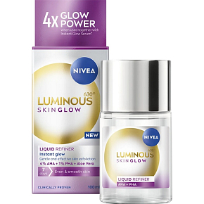 Nivea pleťové sérum Luminous Skin Glow Liquid Refiner 100 ml Nivea pleťové sérum Luminous Skin Glow Liquid Refiner 100 ml