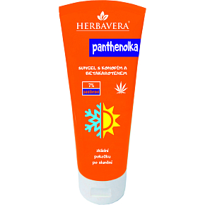 Herbavera Panthenolka gél po opaľovaní s konope a betakaroténom, 200 ml