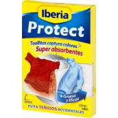 Iberia Protect utierky zachytávajúce farby, ktoré sa neprenášajú pri praní na ďalšie odevy 15 kusov