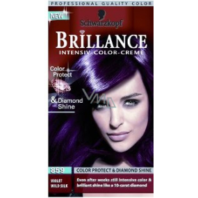 Schwarzkopf Brillance Color Creme farba na vlasy 859 fialové hodváb 50 ml