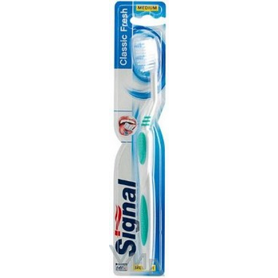 Signal Classic Fresh strednej zubná kefka 1 kus