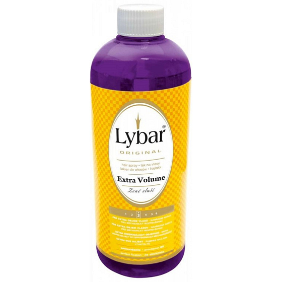Lybar Extra Volume lak na vlasy pre extra objem vlasov náhradná kazeta 500 ml