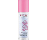 Replay Jeans Spirit! Woman parfumovaný deodorant sklo pre ženy 75 ml