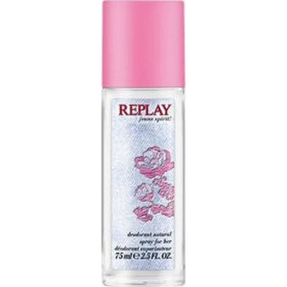 Replay Jeans Spirit! Woman parfumovaný deodorant sklo pre ženy 75 ml