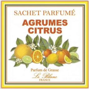 Le Blanc Citrusy Agrumes - Citrus Vonný sáčok 11 x 11 cm 8 g