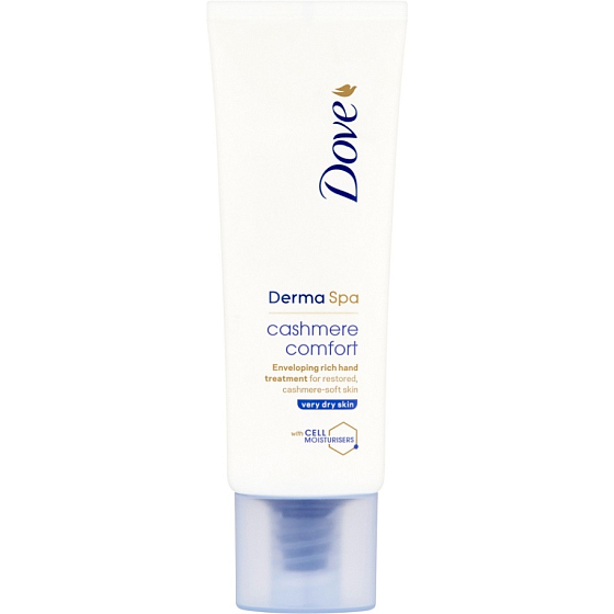 Dove Derma Spa Cashmere Comfort krém na ruky pre veľmi suchú pokožku 75 ml