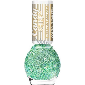 Miss Sporty Candy Shine Glitter Effect lak na nechty 004 7 ml