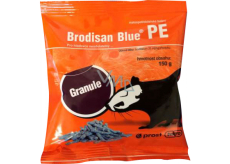 Tekro Brodisan Blue PE granule na hubenie hlodavcov 150 g