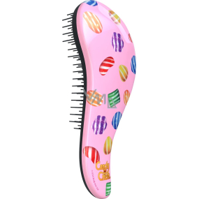 Dtangler Detangling Brush Kids kefa pre ľahké rozčesanie vlasov 18,5 cm Pink