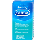 Durex Classic klasický kondóm nominálna šírka: 56 mm 12 kusov