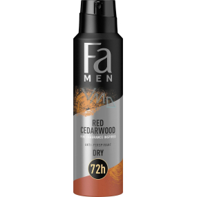 Fa Men Red Cedarwood Fine Fragrance Inspired 72h antiperspirant deodorant v spreji pre mužov 150 ml