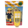 Mobilný videotelefón Fireman Sam so zvukovými efektmi a frázami, odporúčaný vek 3+