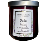 Srdce & Domov Sladká čerešňová sójová sviečka s názvom Dasha 110 g