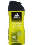 Adidas Pure Game 3v1 sprchový gél na telo, vlasy a pokožku pre mužov 250 ml