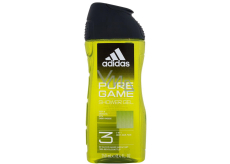Adidas Pure Game 3v1 sprchový gél na telo, vlasy a pokožku pre mužov 250 ml