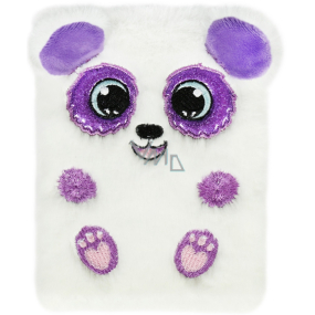 Albi Plyšový zápisník A6 Panda 12 x 16 x 2 cm