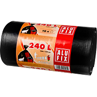 Alufix silné vrecká na odpad, 35 µ, 100 × 125 cm, 240 l, 10 ks