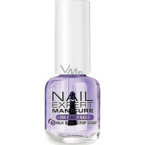 Miss Sporty Nail Expert Silk Base Top Coat 2v1 vrchný aj podkladový lak 8 ml