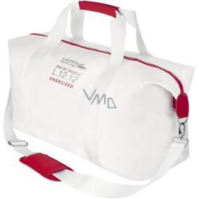 Lacoste L 12.12 Energized Sport Bag Taška biela veľká 48 x 29,5 x 20 cm