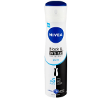 Nivea Invisible Black & White Pure antiperspirant deodorant sprej pre ženy 150 ml