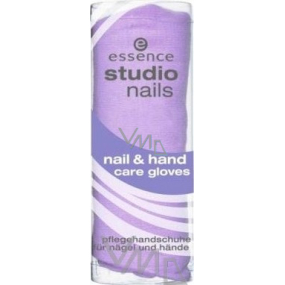 Essence Studio Nails Nail & Hand Care ošetrujúce rukavice na ruky a nechty 1 pár