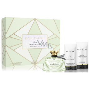 Bvlgari Mon Jasmin Noir L'Eau Exquise toaletná voda 50 ml + telové mlieko 75 ml + sprchový gél 75 ml, darčeková sada