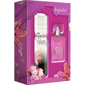 Impulse True Love parfumovaný deodorant sprej 75 ml + toaletná voda 30 ml, darčeková sada pre ženy