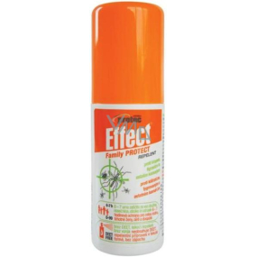 Effect Family Protect repelent proti kliešťom a komárom 100 ml rozprašovač