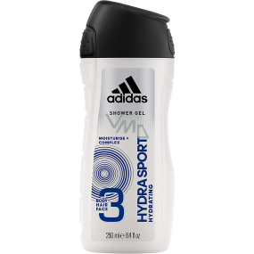 Adidas Hydra Sport sprchový gél na telo a vlasy pre mužov 250 ml