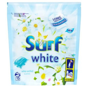 Surf White Orchid kapsule na pranie bielej bielizne 15 dávok 394 g