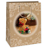Ditipo Darčeková Kraftová taška 22 x 10 x 29 cm medvedík 40