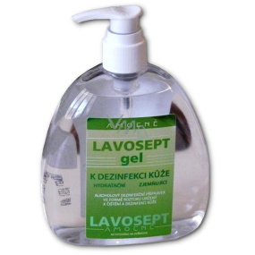 Lavosept Natur dezinfekcia kože gél pre profesionálne použitie viac ako 75% alkoholu 400 ml dávkovač
