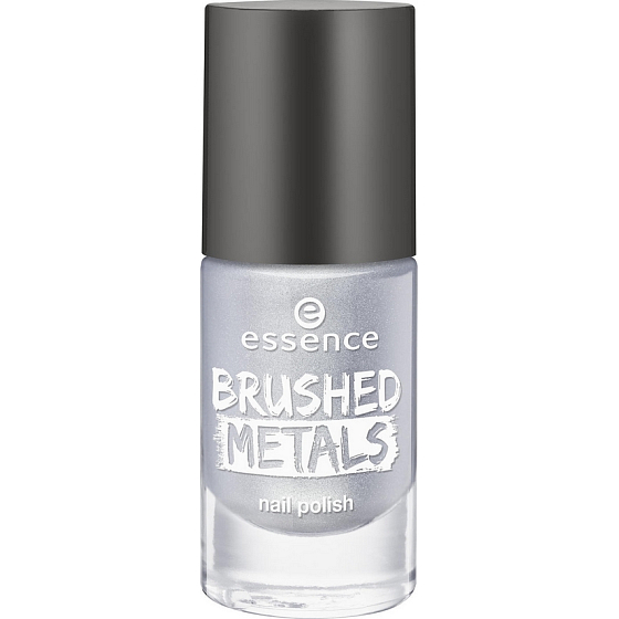 Essence Brushed Metals Nail Polish lak na nechty 01 Steel the Show 8 ml