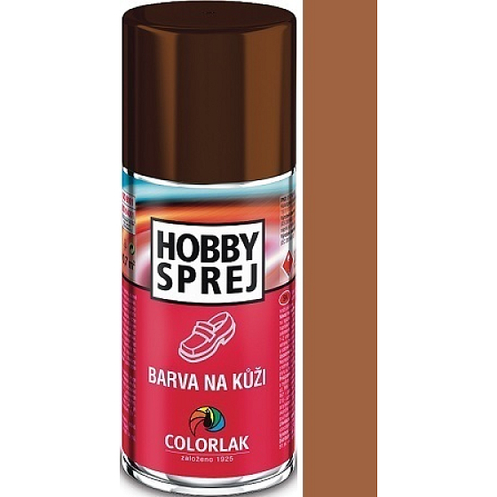 Colorlak Hobby Farba na koži Hnedý sprej 160 ml