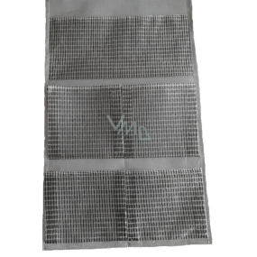 Vreckár na zavesenie šedo-čierny 32,5 x 55 cm 5 vreciek 9912