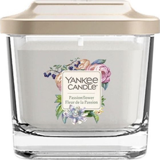 Yankee Candle Passionflower - Kvet vášne sójová vonná sviečka Elevation malá sklo 1 knôt 96 g