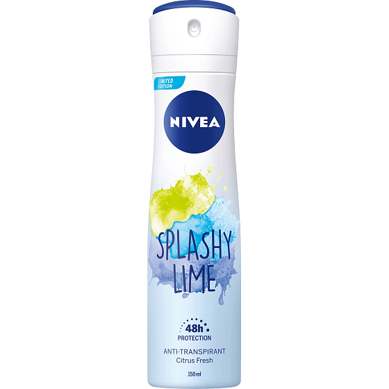 Nivea Splashy Lime antiperspirant dezodorant sprej pre ženy 150 ml