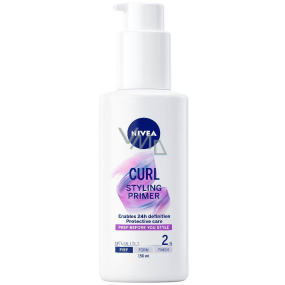 Nivea Stylingový Primer Curl prípravná bázy pre zvýraznenie vlnitých a kučeravých vlasov, chráni pred teplom 150 ml