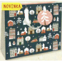 Nekupto Darčeková papierová taška luxusné 33 x 33 cm Vianočný WLIL 1791