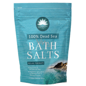 Elysium Spa Mŕtve more 100% kúpeľová soľ, upokojí bolesti svalov, odbúrava stres 400 g