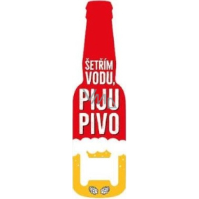 Albi Otvárač s magnetom Šetrím vodu, pijem pivo