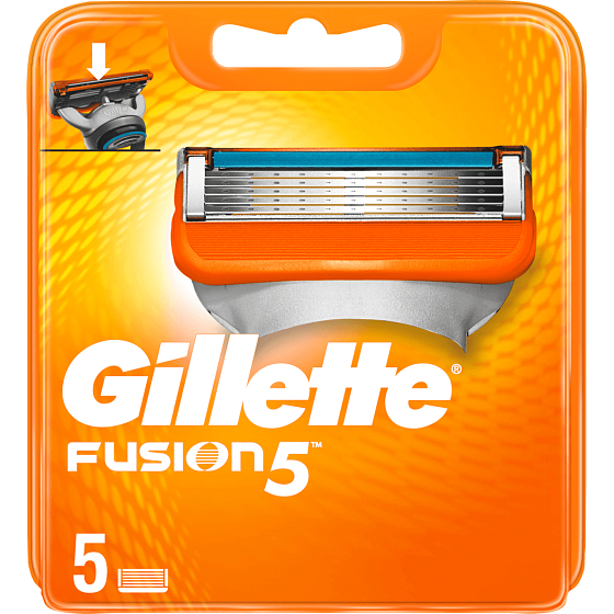 Gillette Fusion5 náhradné hlavice 5 kusov, pre mužov
