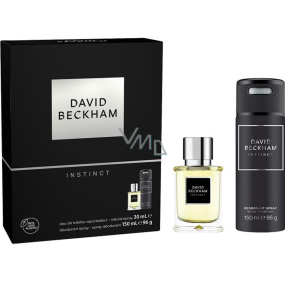 David Beckham Instinct toaletná voda 30 ml + dezodorant sprej 150 ml, darčeková sada pre mužov