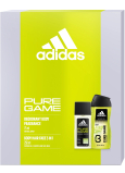 Adidas Pure Game parfumovaný dezodorant 75 ml + sprchový gél 250 ml, kozmetická sada pre mužov